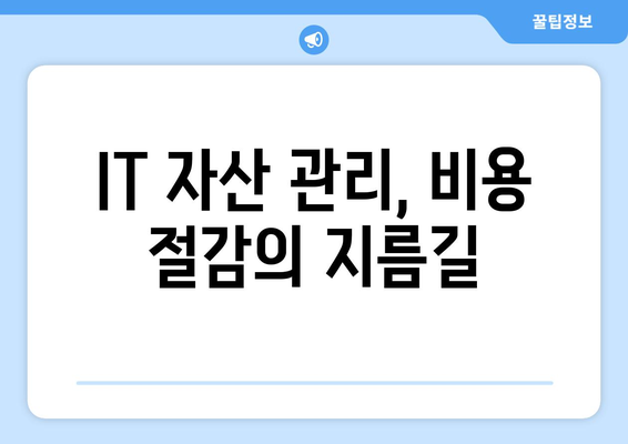 IT 자산 관리의 중요성과 효율적인 전략