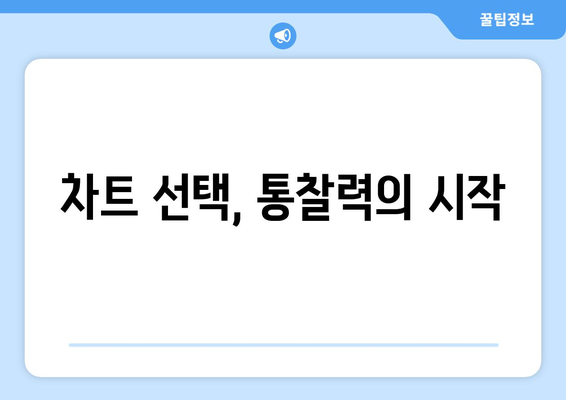 데이터 시각화 기술로 통찰력을 얻는 방법